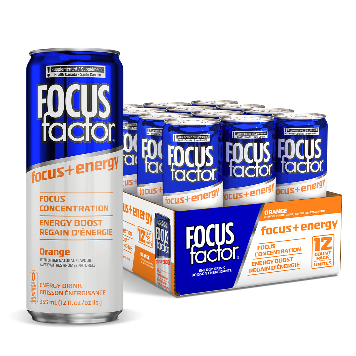 Focus + Energy Drink - Orange