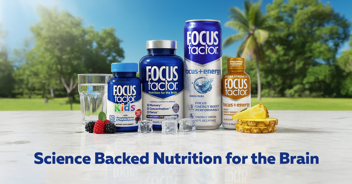 Focus Factor® - Brain Health Supplement for Memory & Concentration